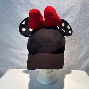 Disney Black and Red Minnie Mouse Hat